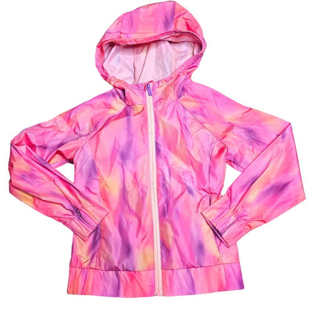 Girls all in motion Windbreaker Jacket XS Pink Purple